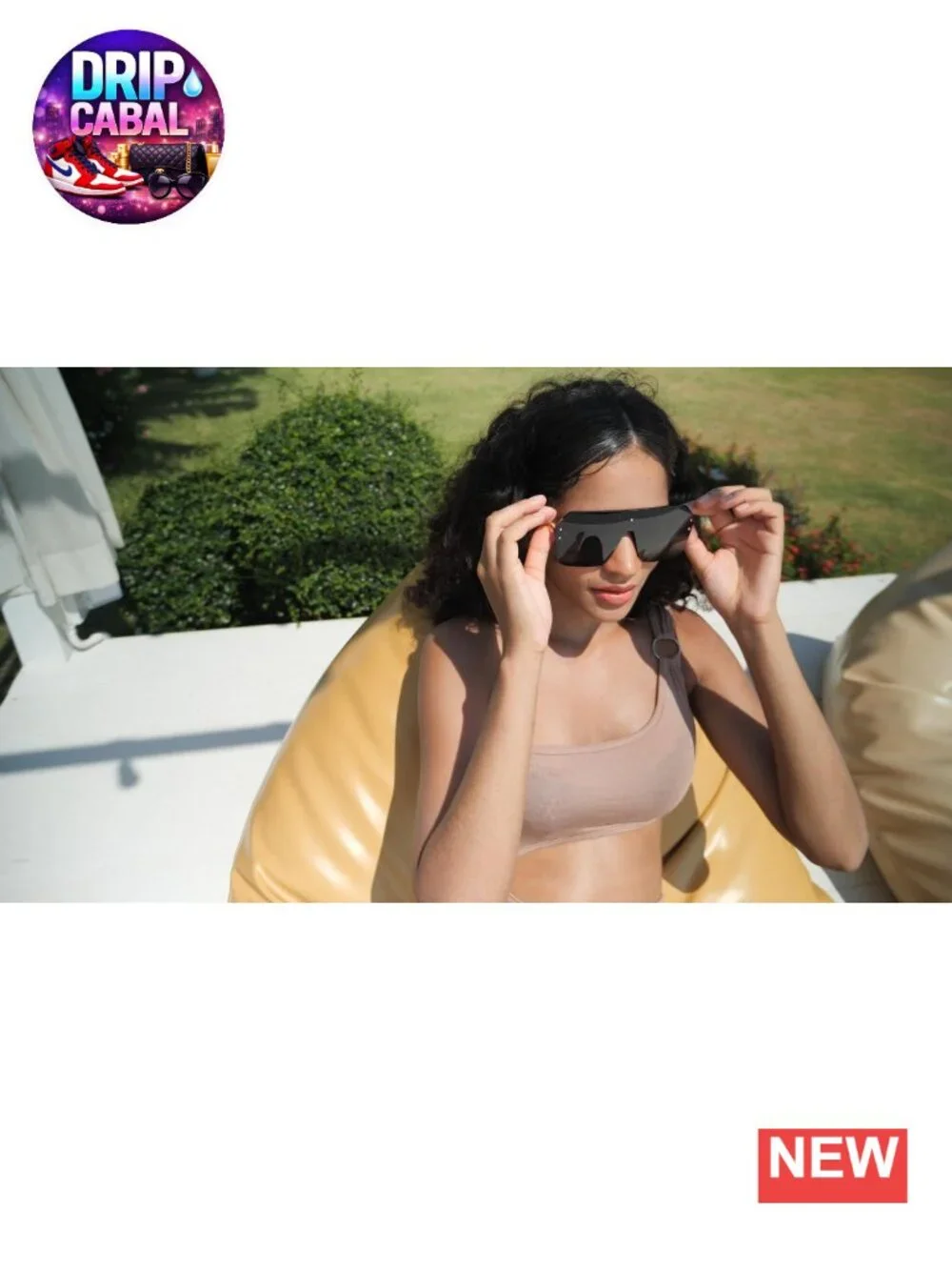 Oversized One Piece Sunglasses for Women Trendy UV400 Protection Shield Style